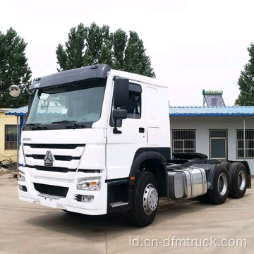 Digunakan 375hp HOWO 6x4 traktor kepala / kepala trailer